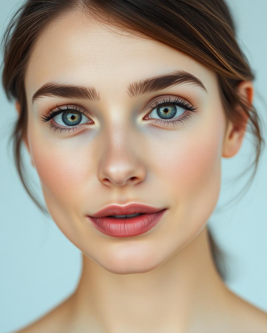 AI computer-vision skin analysis running on a face scan